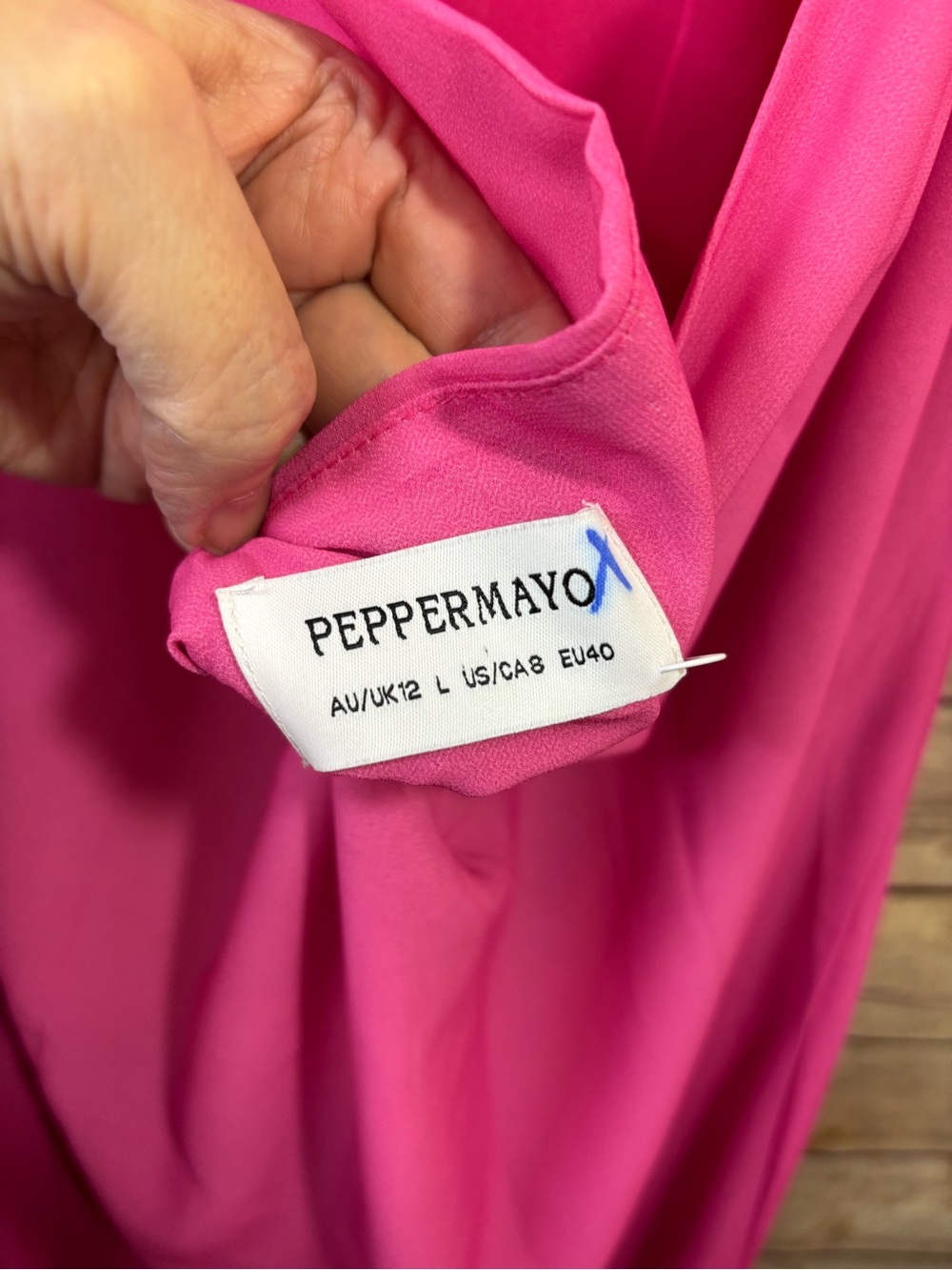 NWT PepperMayo Marianne Maxi Dress Pink Ombre Size 8 - Picture 10 of 13